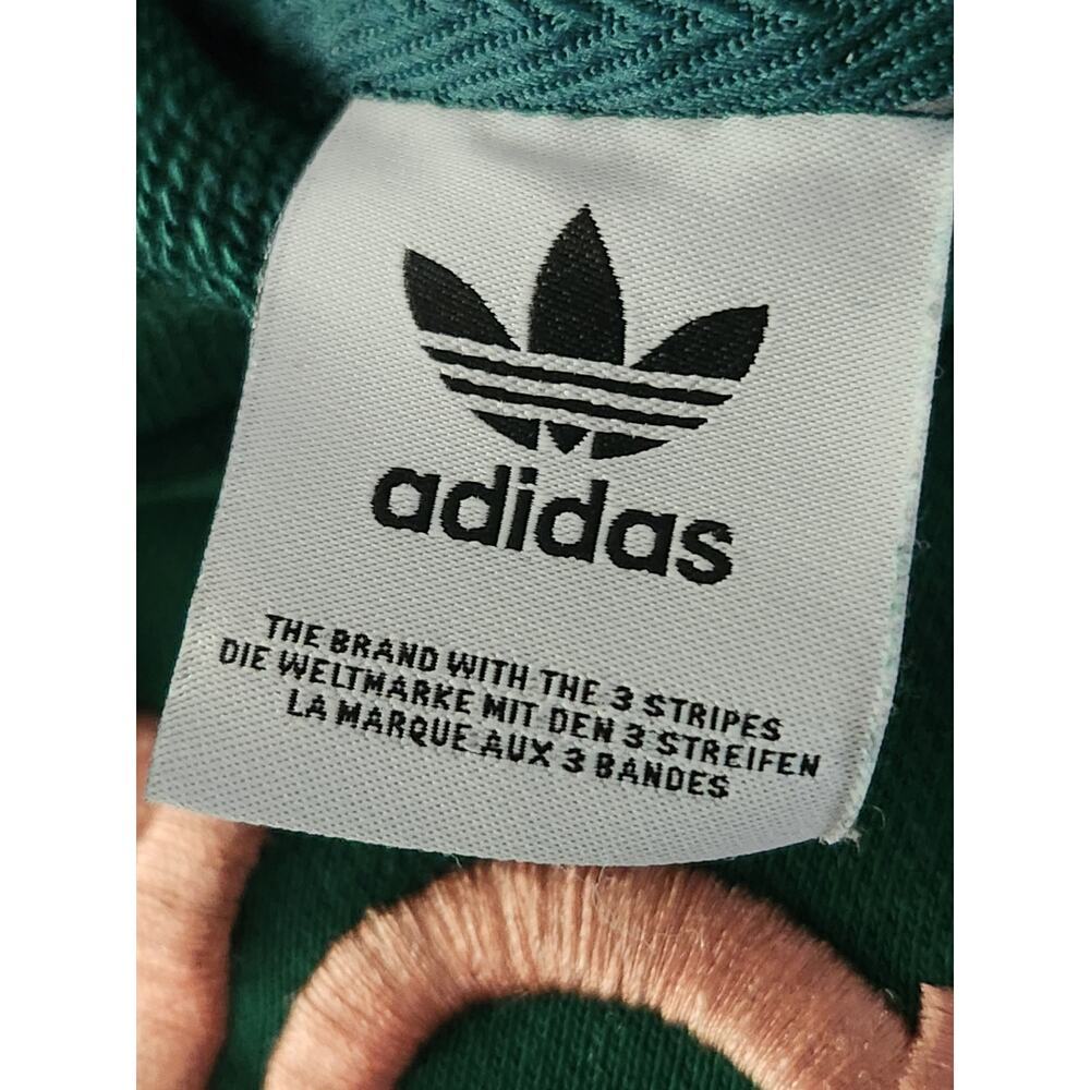 Adidas Athletic League Sweater Women's Sz 3X Green/Gold Spell Out Crew Neck - Picture 8 of 8